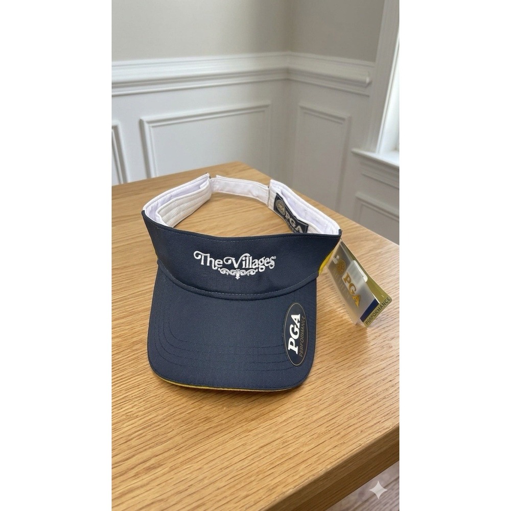 The Villages PGA Visor Cap Hat Community Golf Tennis‎ NWT